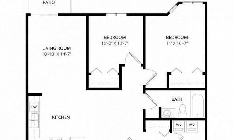 For Sublet 2 Bedroom...