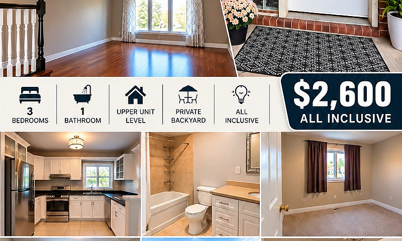 3 Bedroom Main Level...