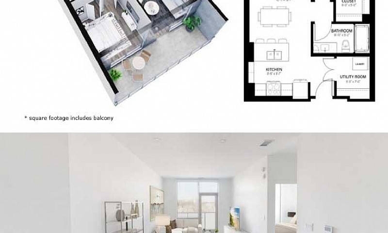(Sublet) 1  Bed 1 Ba...