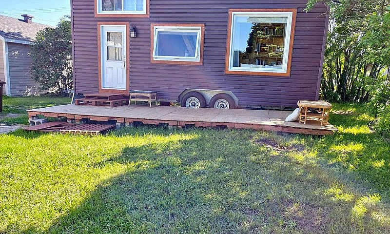 Mini Maison Sur Roue...