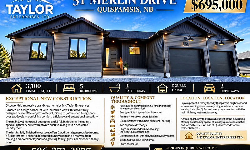 5Bed 3Bath New Const...