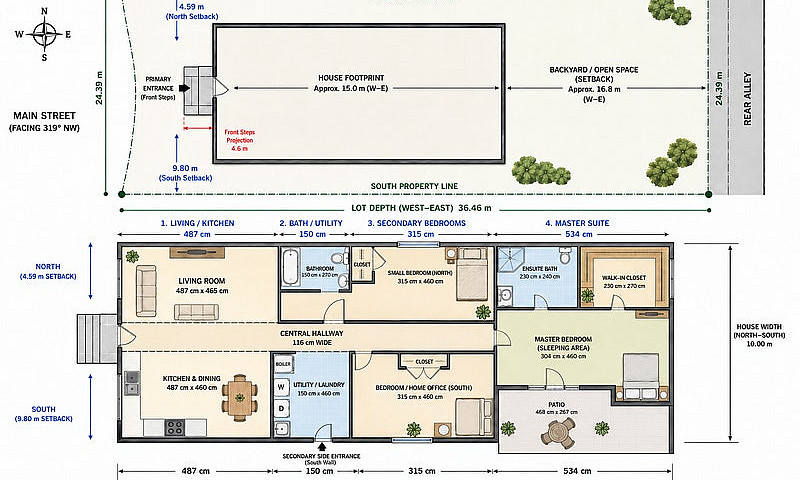 3-Bedroom, 2-Bathroo...