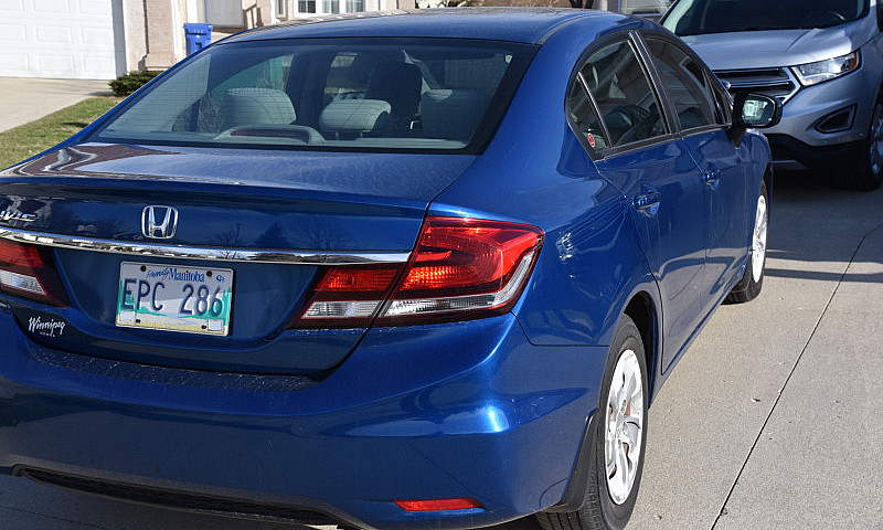 Blue 2014 Honda Civi...