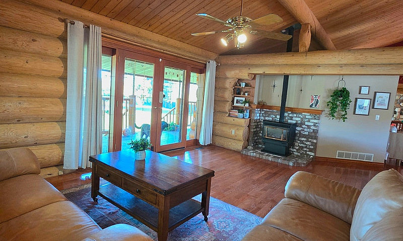 Stunning Log Home On...