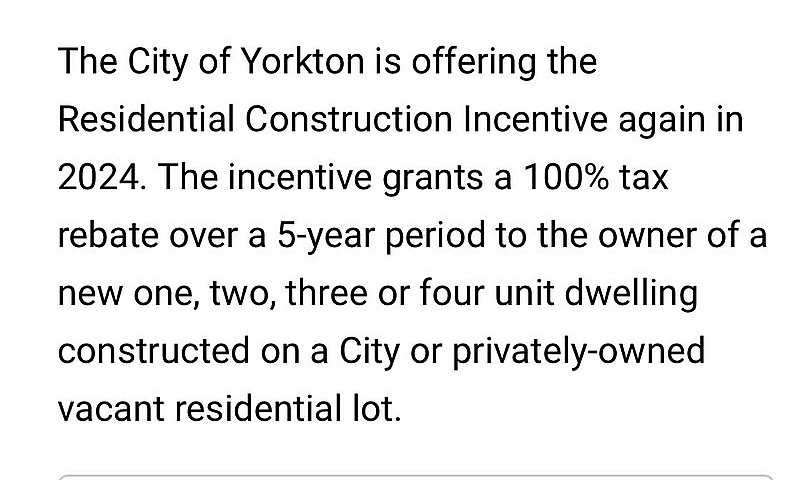 City Of Yorkton Lot ...