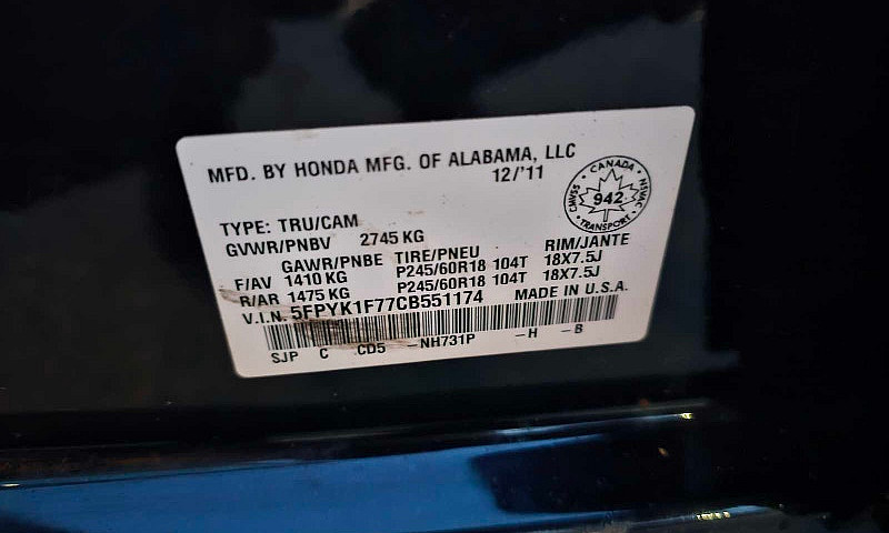 Honda Ridgeline Rtl ...