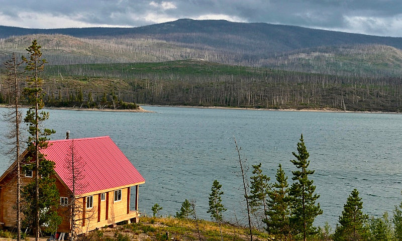 Wilderness Cabin On ...