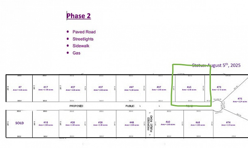 2 Acres 6 Miles East...