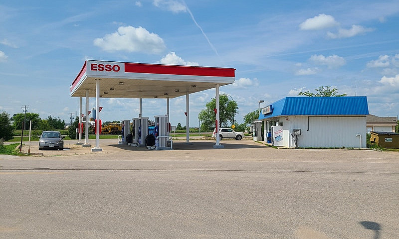 Esso Gas Station Wit...