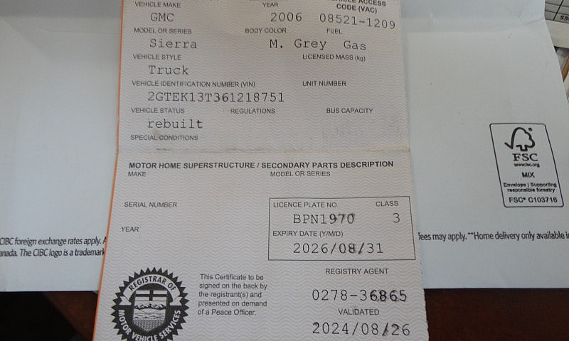 2006 Gmc Sierra 4X4...