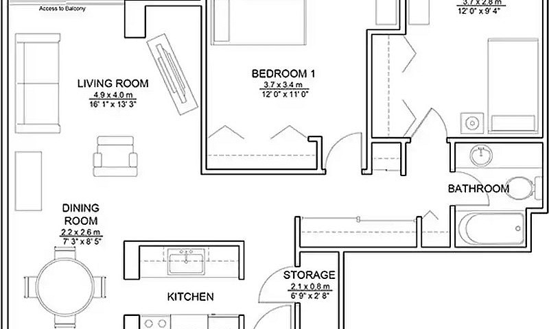 Sublet -  2 Bed, 1 B...