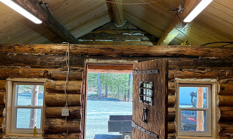 Hand Made Log Cabin...