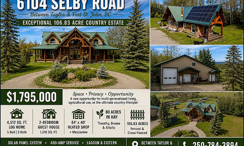 5 Bedroom 3 Bath Log...