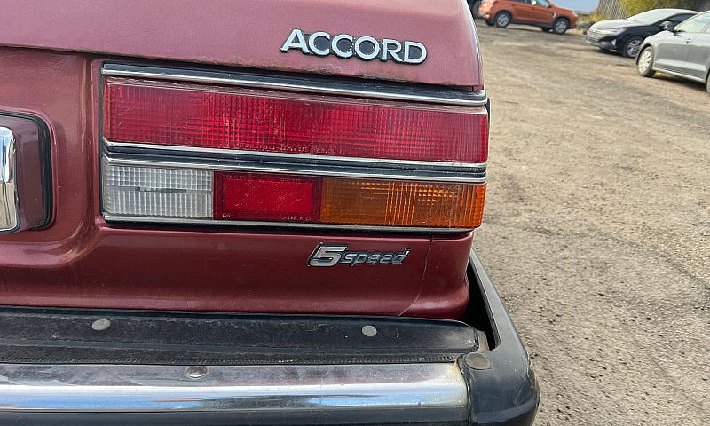 1981 Honda Accord ...