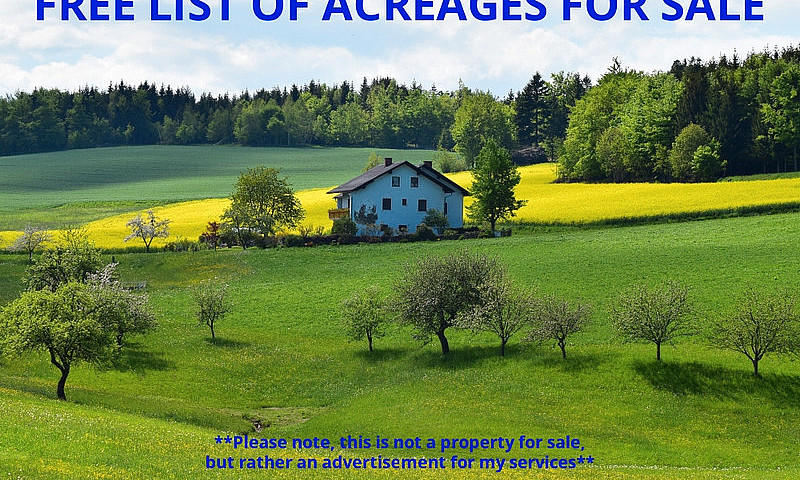 Free List Of Acreage...