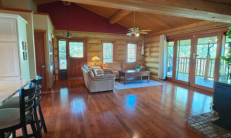 Stunning Log Home On...