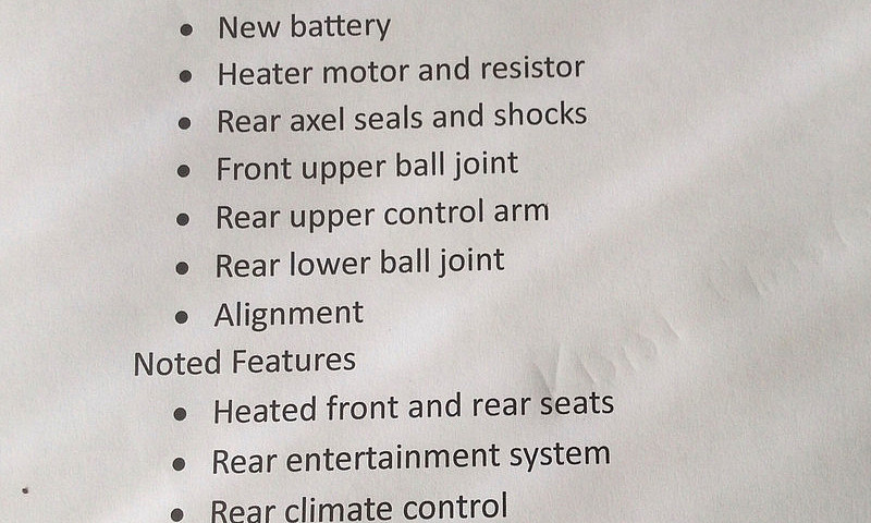  Dealer Installed Lo...