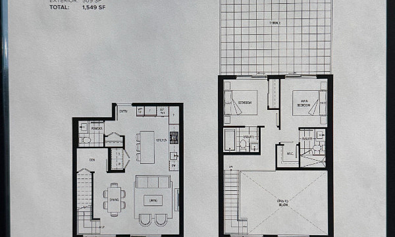 Two-Bedroom + Den Pe...
