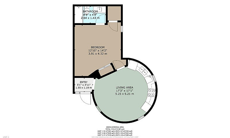  1 & 2 Bedroom Groun...
