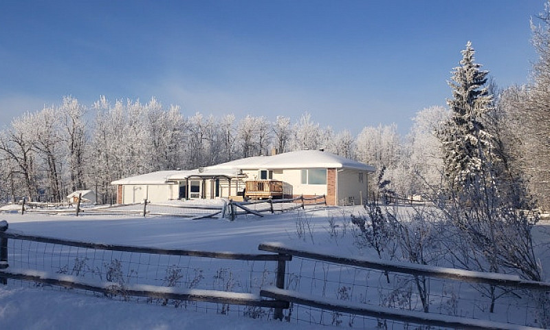 House On Acreage For...