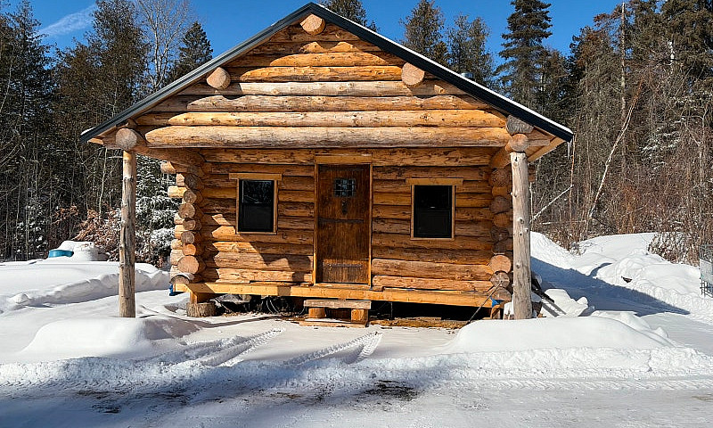 Hand Made Log Cabin...