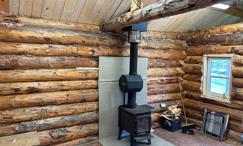 Hand Made Log Cabin...