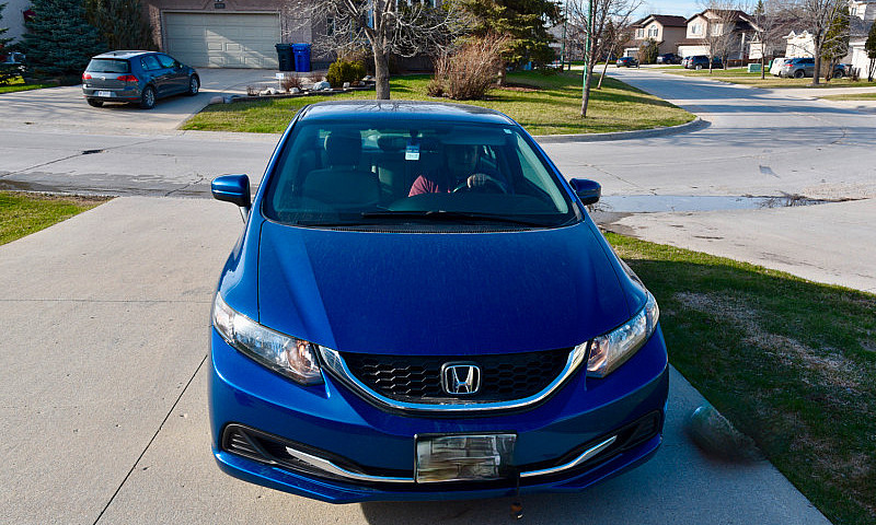 Blue 2014 Honda Civi...