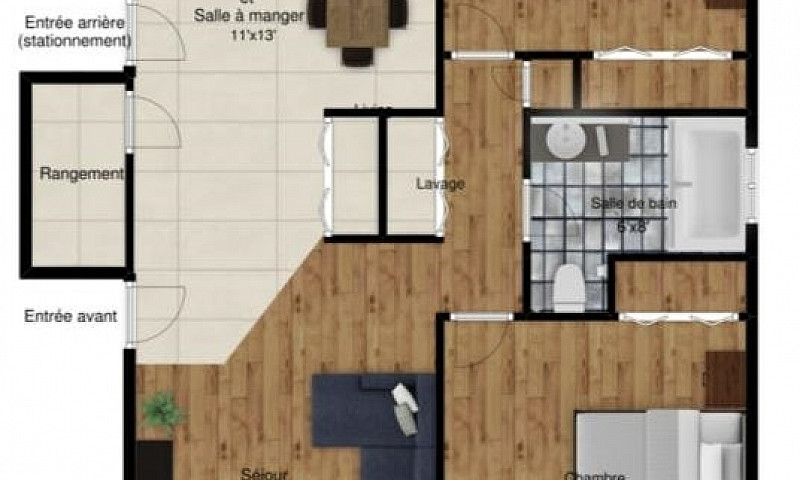 Logement 4 1/2 Beaup...