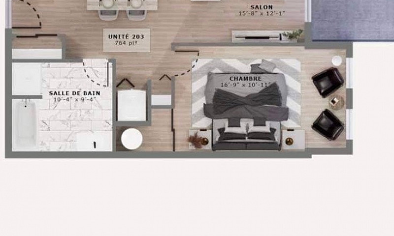 Condo 3 1/2 À Louer ...