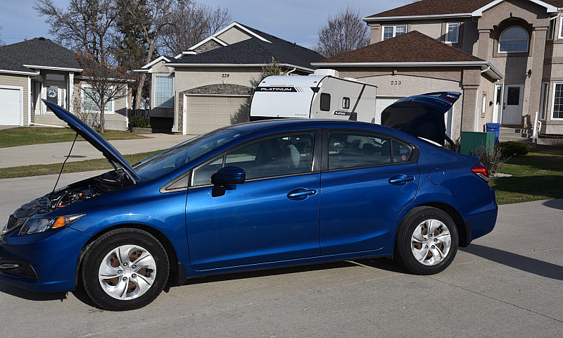 Blue 2014 Honda Civi...