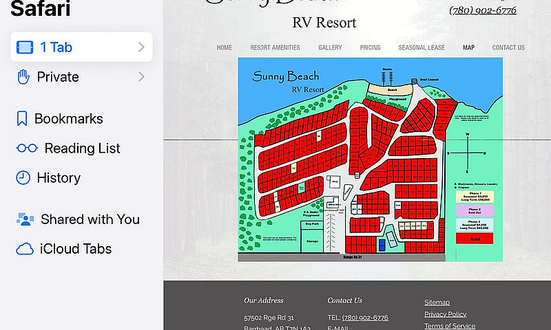 Leased Lake Lot...