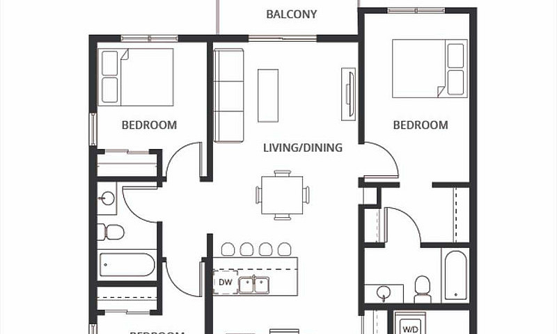 Sublet 3Bed+Den/Stor...