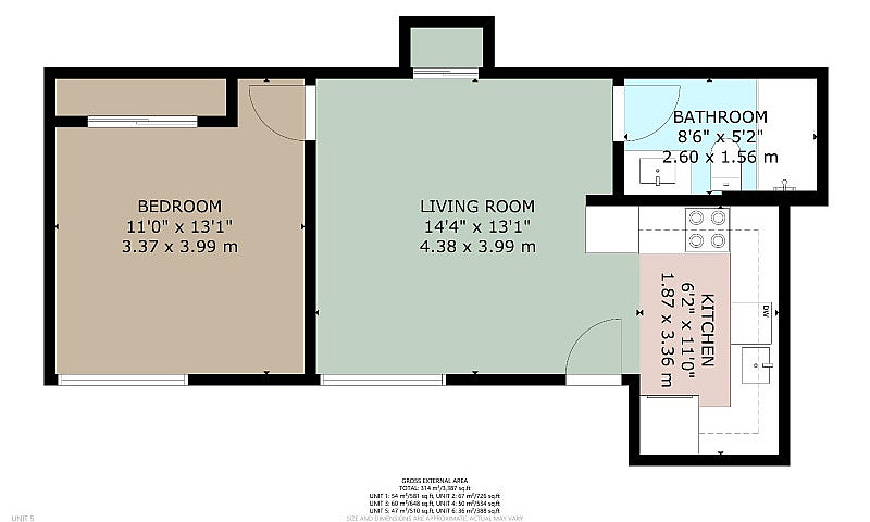  1 & 2 Bedroom Groun...