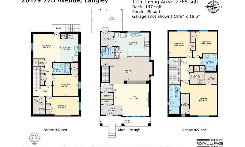 Newer 5 Bed + 4 Bath...