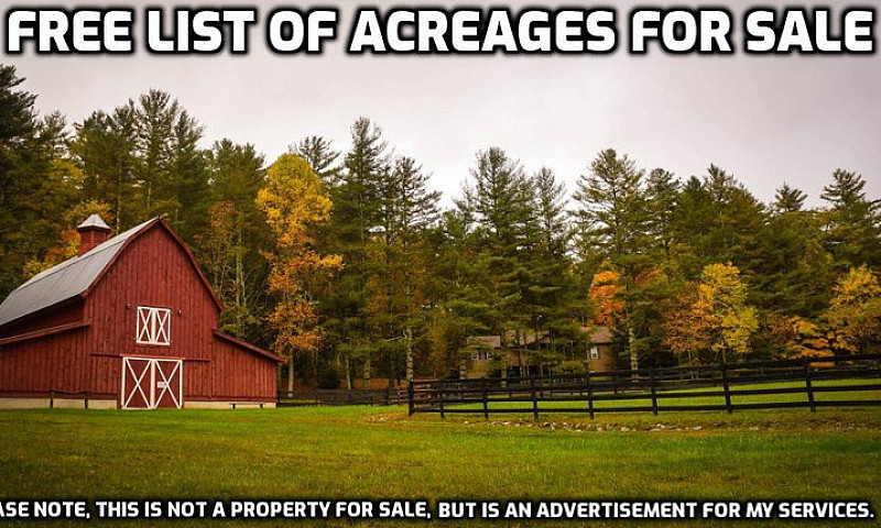 Free List Of Acreage...