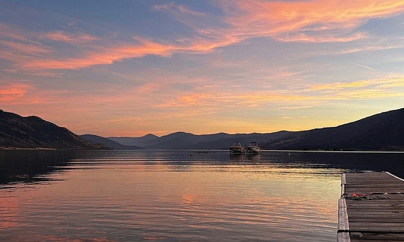 Large Okanagan Lakef...
