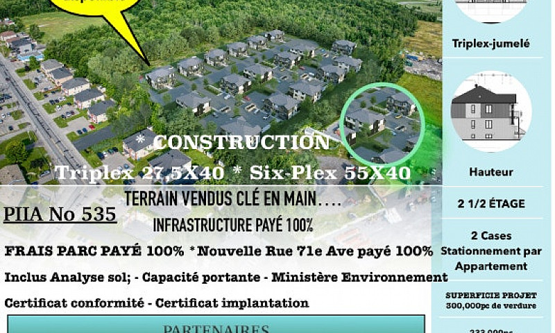 Terrains-Triplex Mon...