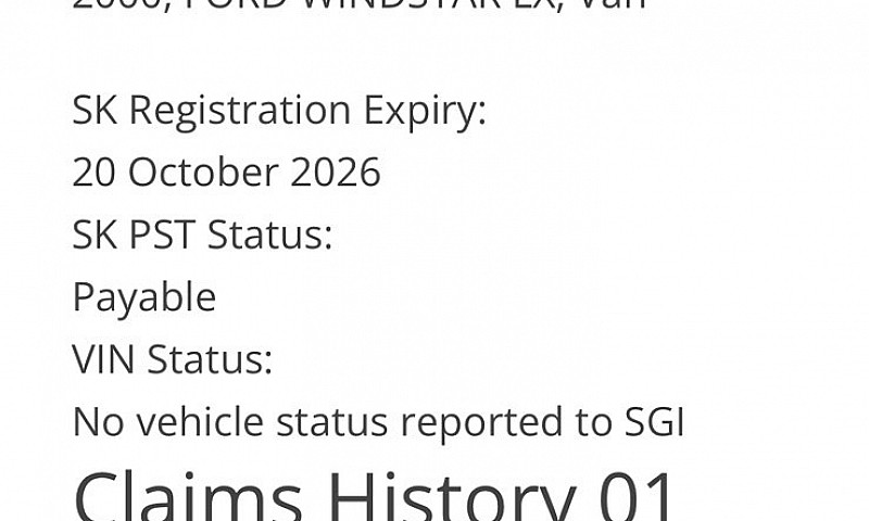 Low Km Minivan...