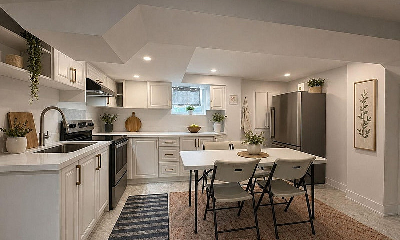 3 Beds, 1 Bath Basem...