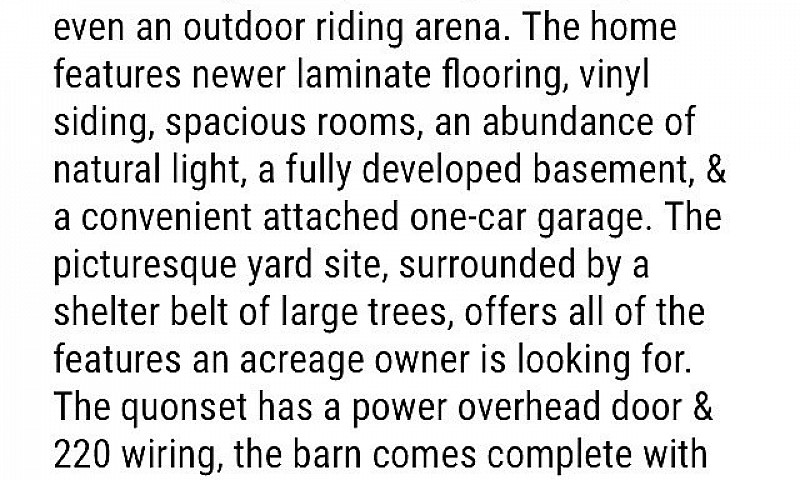 Biggar Acerage...