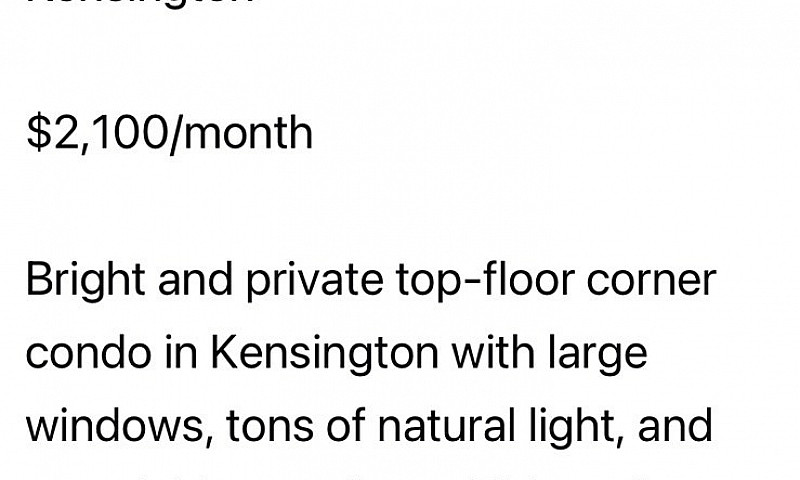 Beautiful Top Floor ...