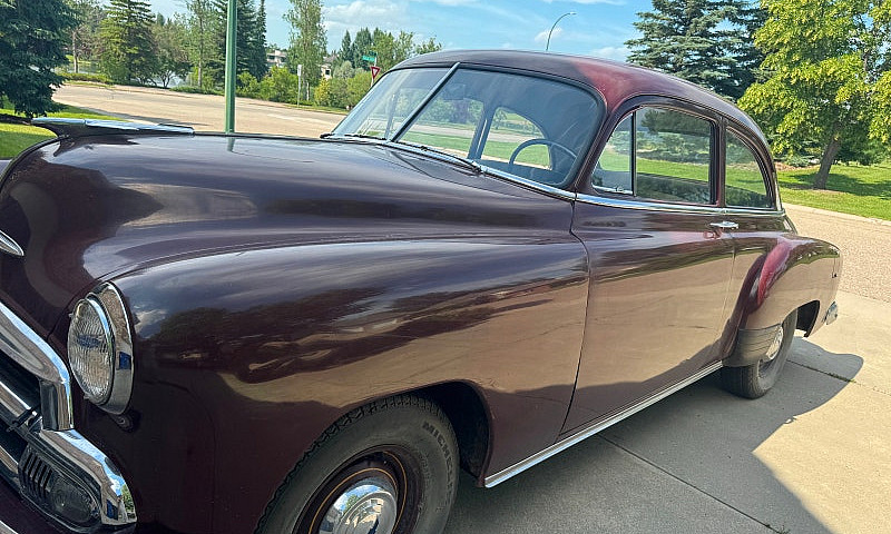 A Classic Car In Pre...