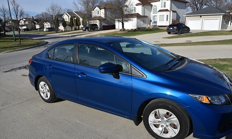 Blue 2014 Honda Civi...