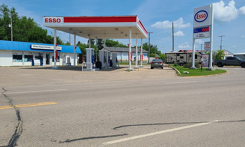 Esso Gas Station Wit...