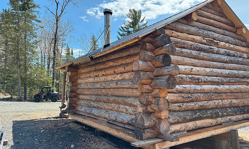Hand Made Log Cabin...
