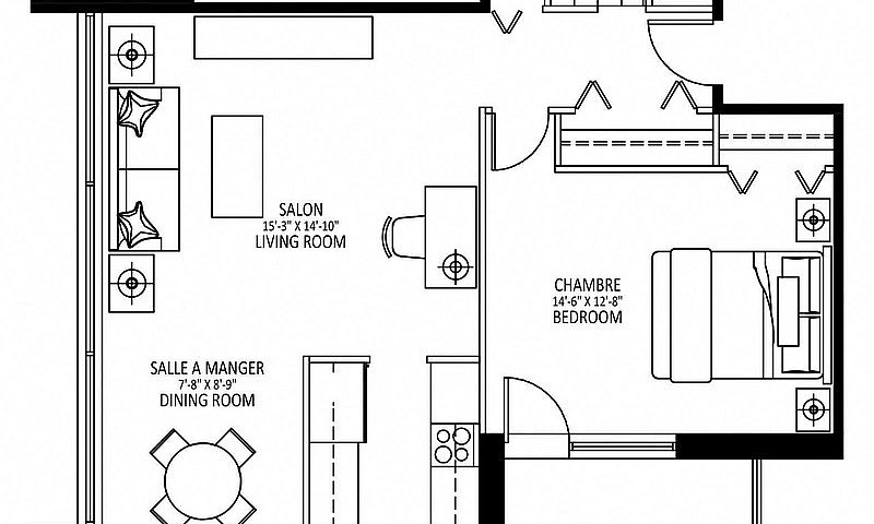 1 Bedroom Apartment ...