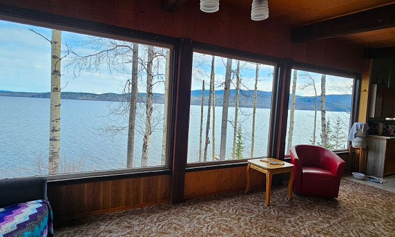 Babine Lake Cabin At...