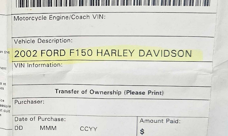 2002 Harley Davidson...