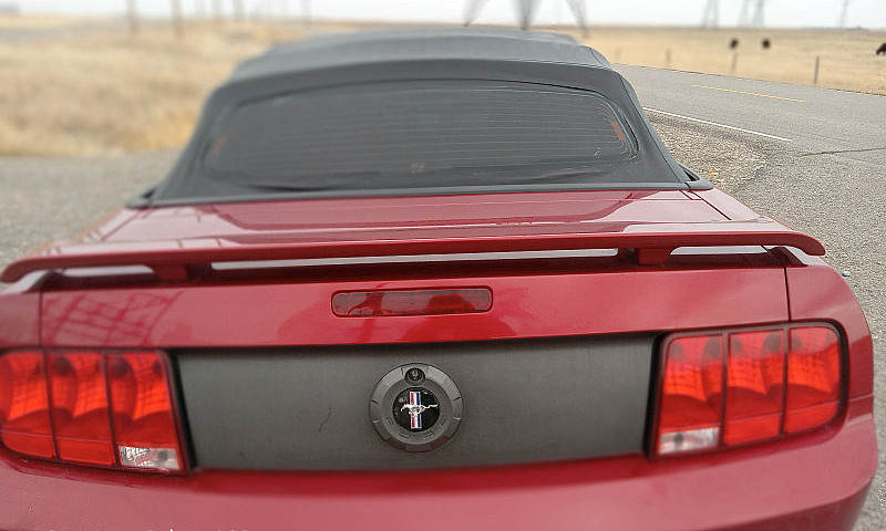 Red Mustang Converti...