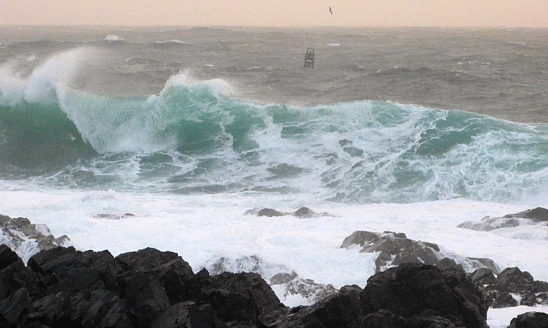 At Sea, Wild Pacific...